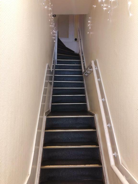 Typical Amsterdam staircase inside the hotel